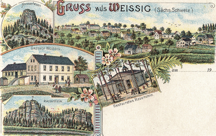 Ansichtskarte Gruß aus der Sächsischen Schweiz 